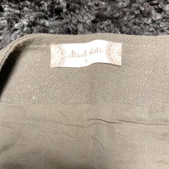 Altard state linen embroidered mini skirt - Picture 4 of 5